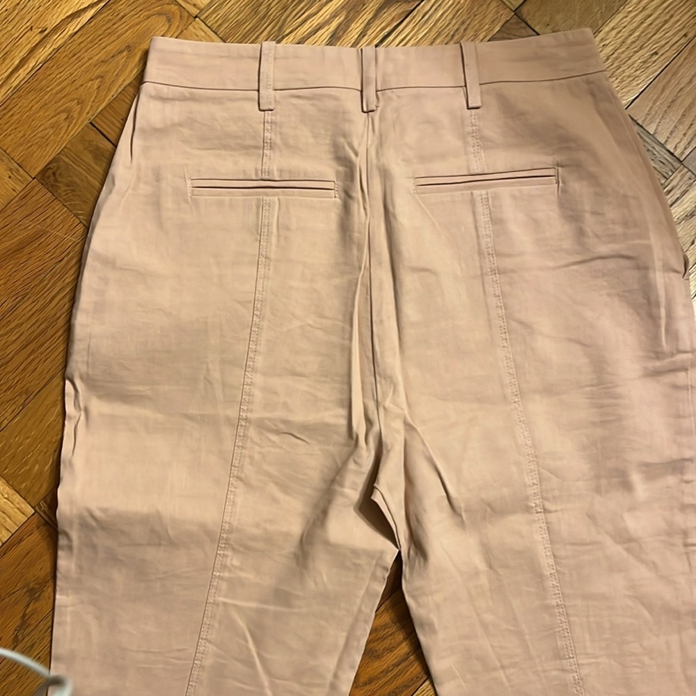 Pinko Linen Slit Cuff Flare Pants Size 6 NWOT - Picture 8 of 8